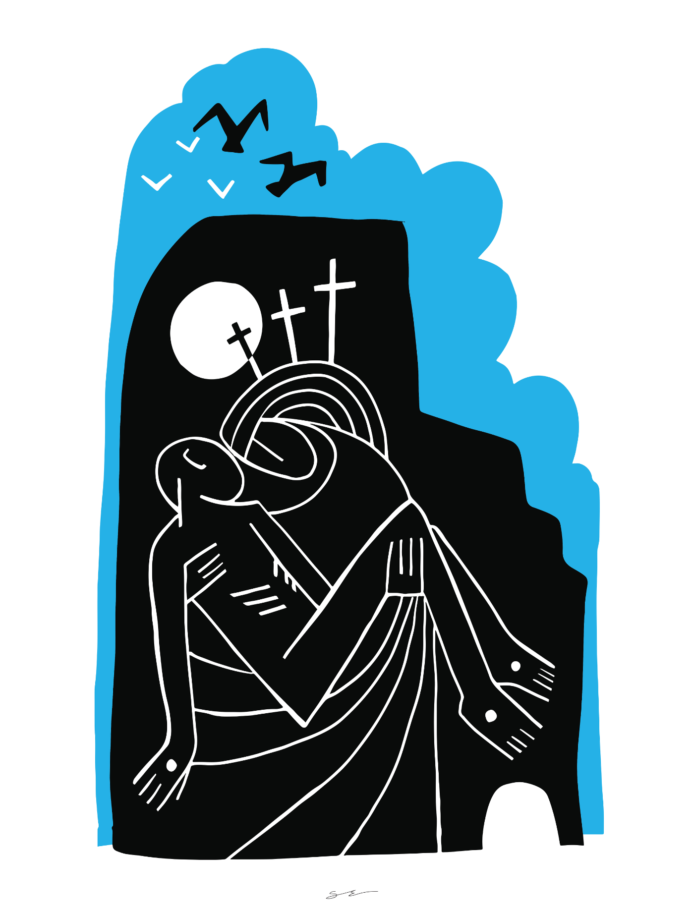 Pieta Blue
