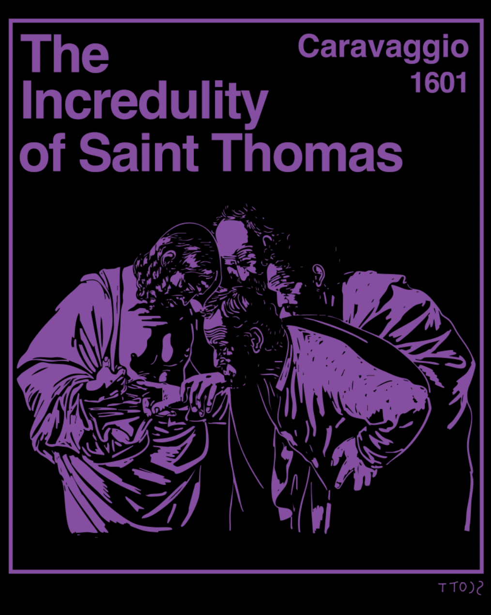 Art Shirt - The Incredulity of Saint Thomas