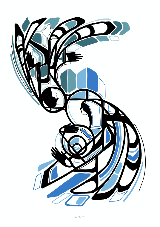 Annunciation - Blue & Green
