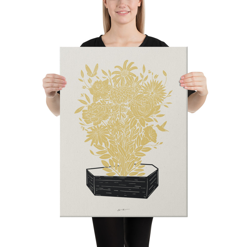 Resurrection Flowers - Canvas