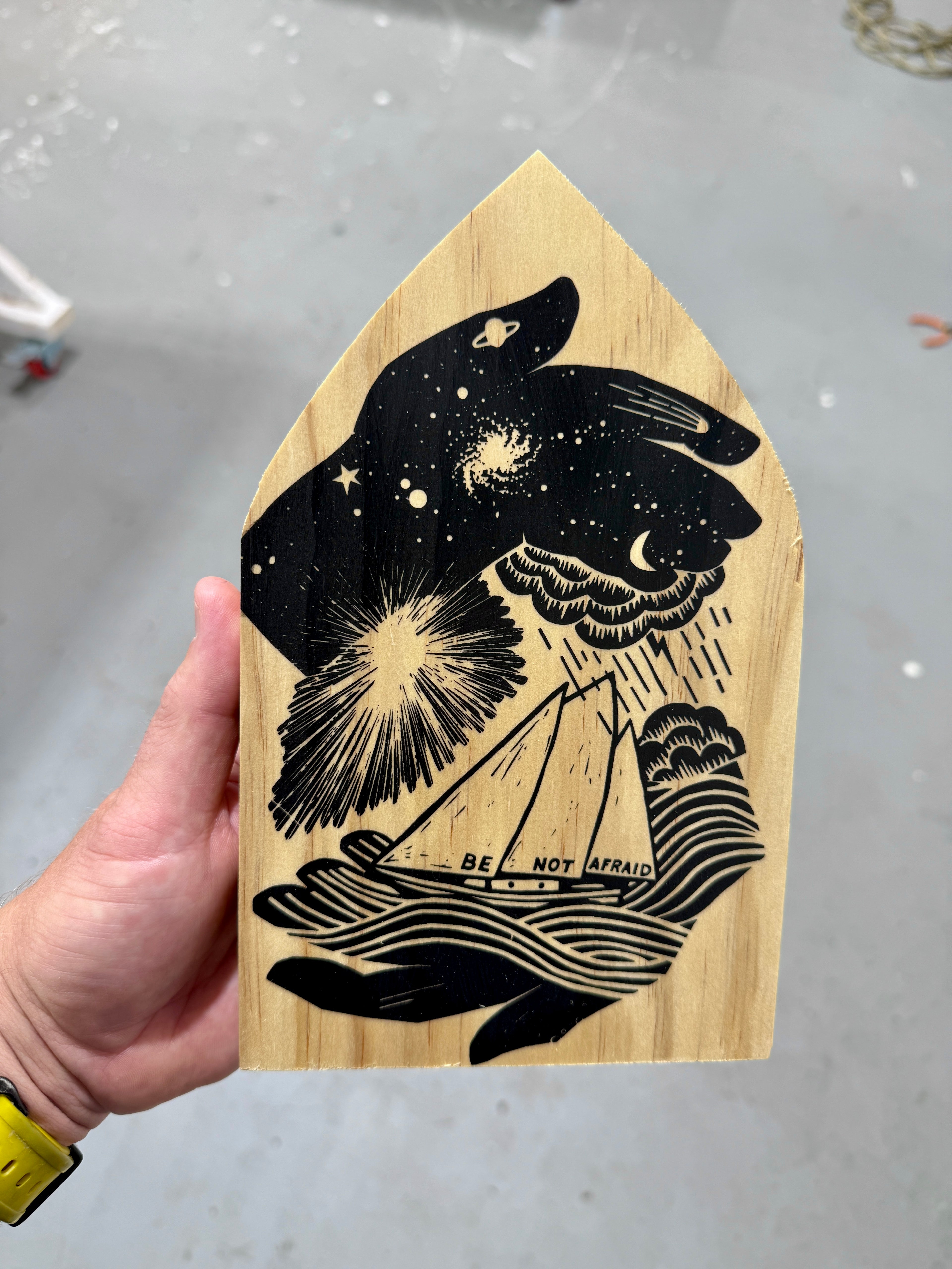 Be Not Afraid In These Hands— Arch Print