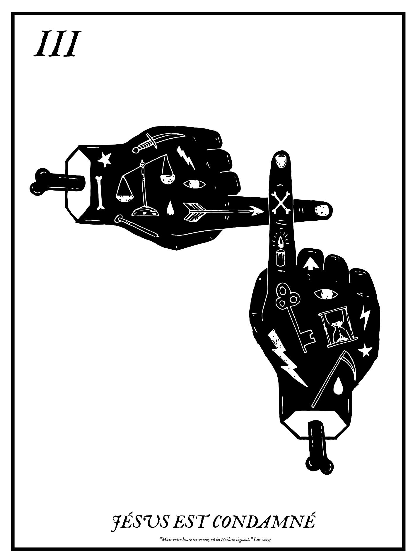 Stations In The Street *FRENCH VERSION -  Printable Art Show Package