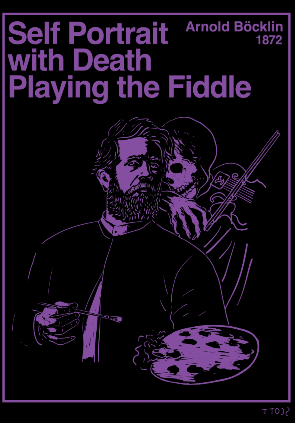 Art Shirt - Death Playing Fiddle