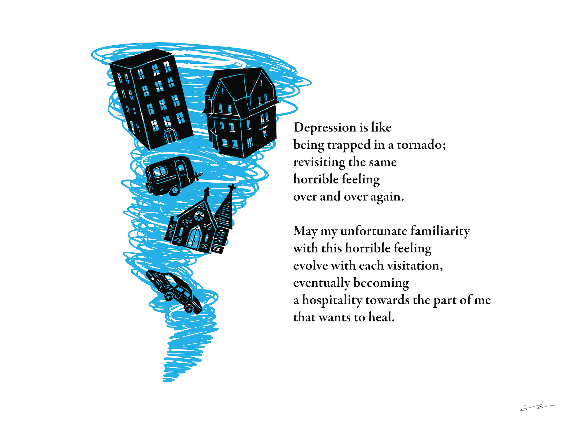 Trapped In A Tornado