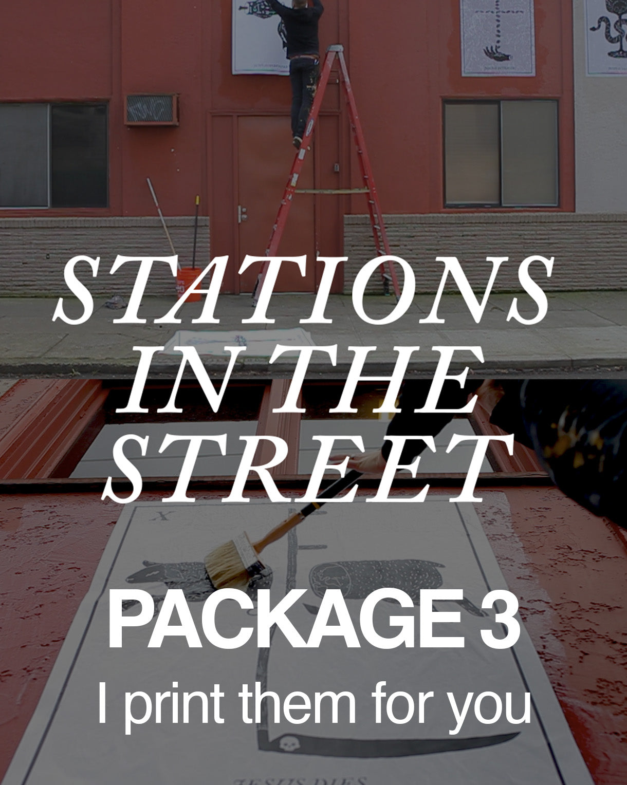 Stations In The Street -  Church Digital/Analog Package - I print them!