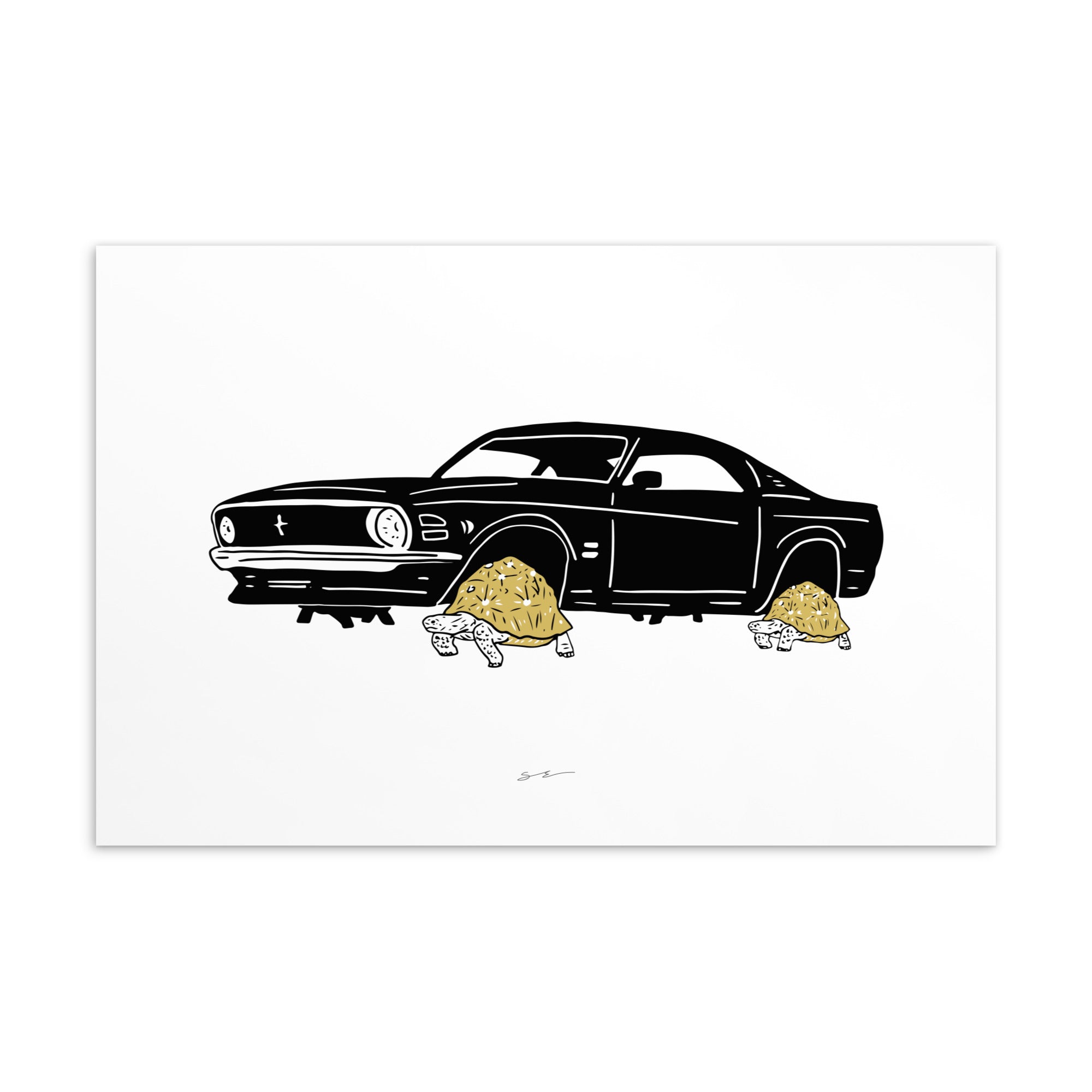 Grace for Your Pace - Tortoise Muscle Car