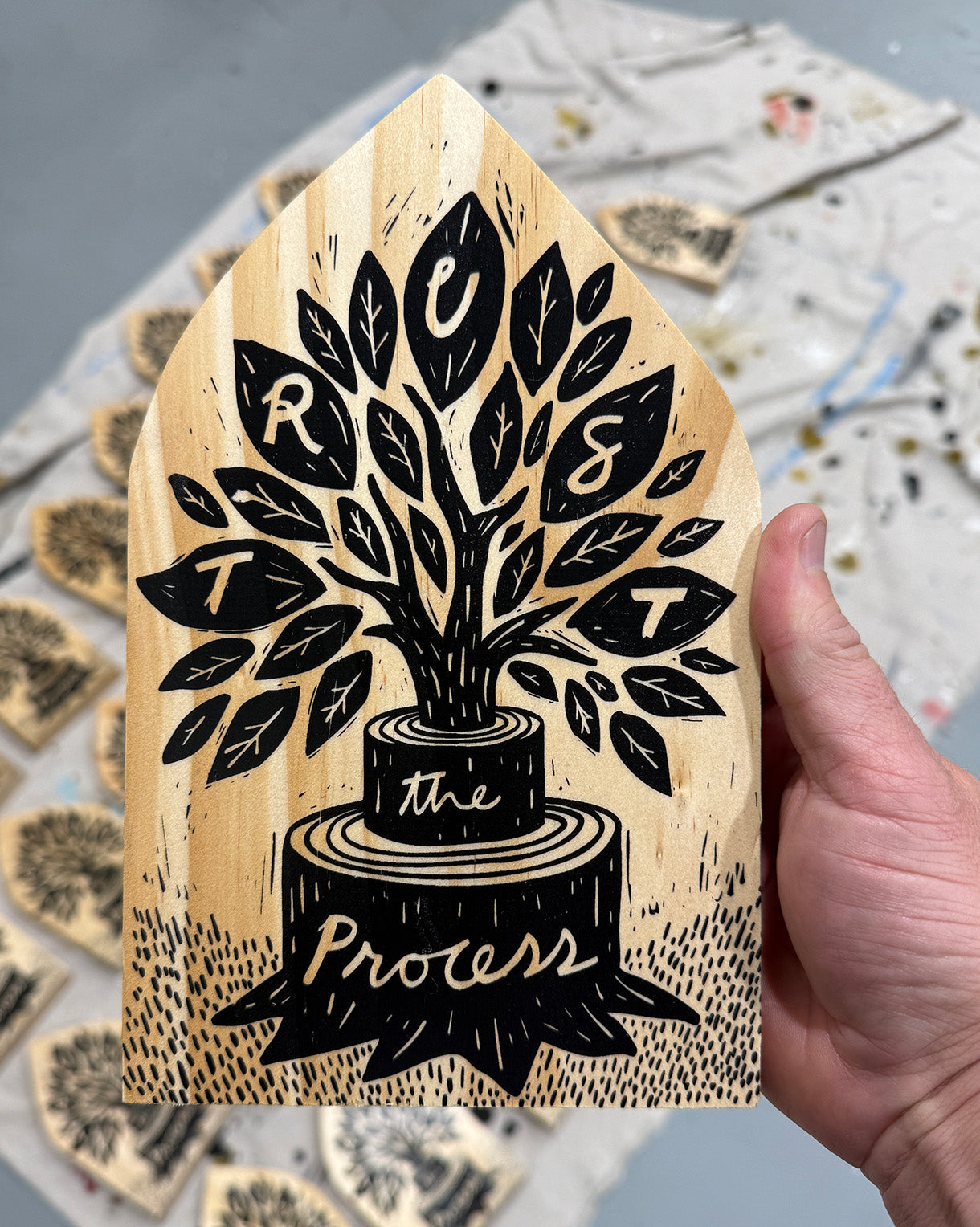 Trust the Process — Arch Print