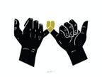 Pinky Swear - Black and Gold