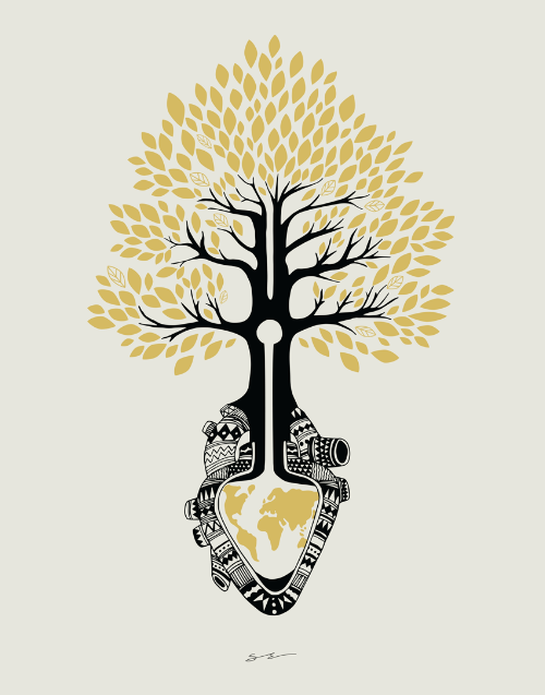 Flourishing Heart - Canvas