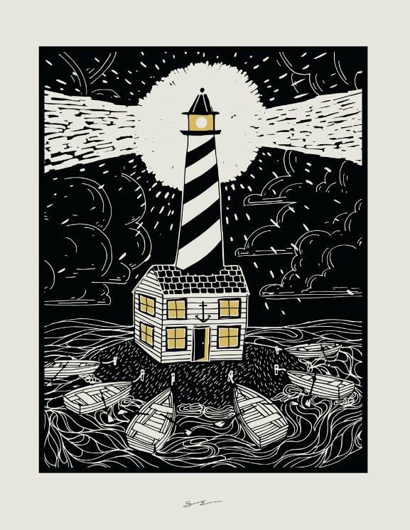 The Light of Gathered Journeys - Canvas