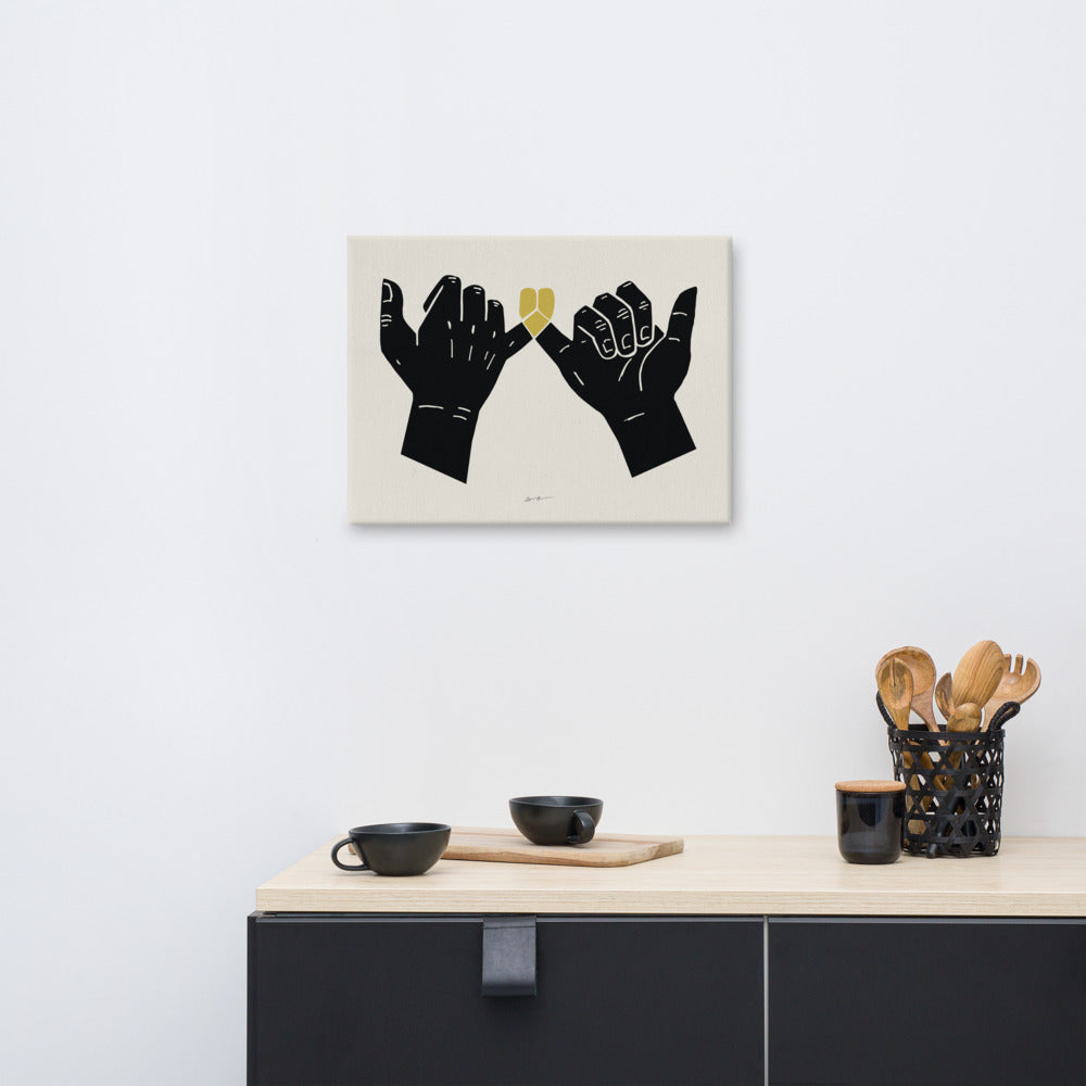 Pinky Swear - Canvas