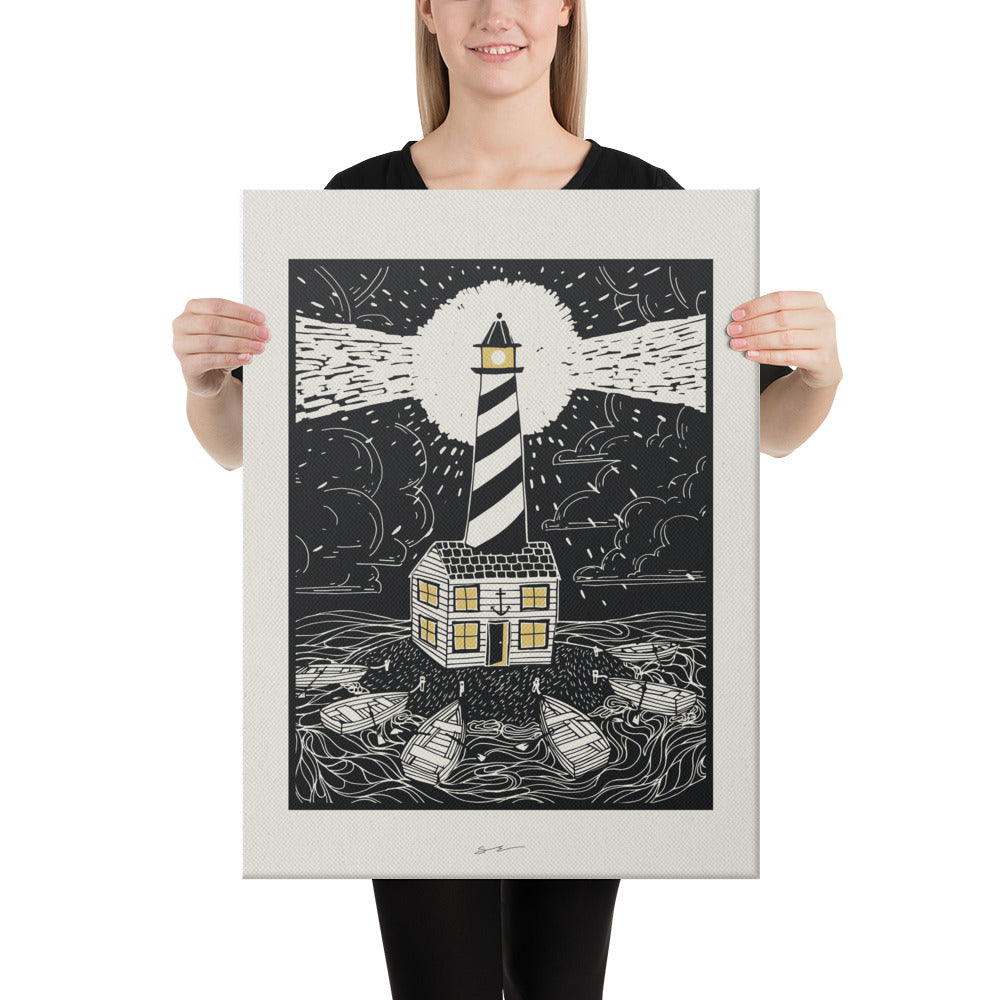 The Light of Gathered Journeys - Canvas