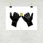 Pinky Swear - Black and Gold